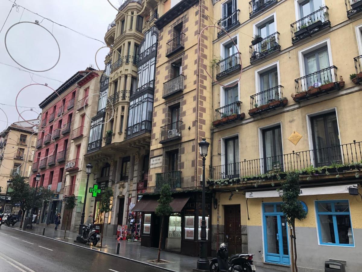 Mayor Calle, Alojate En El Centro Historico De Madrid, Junto A Plaza Mayor Y Mercado De San Miguel, Edificio Historico 3Er Piso Sin Ascensor Luaran gambar